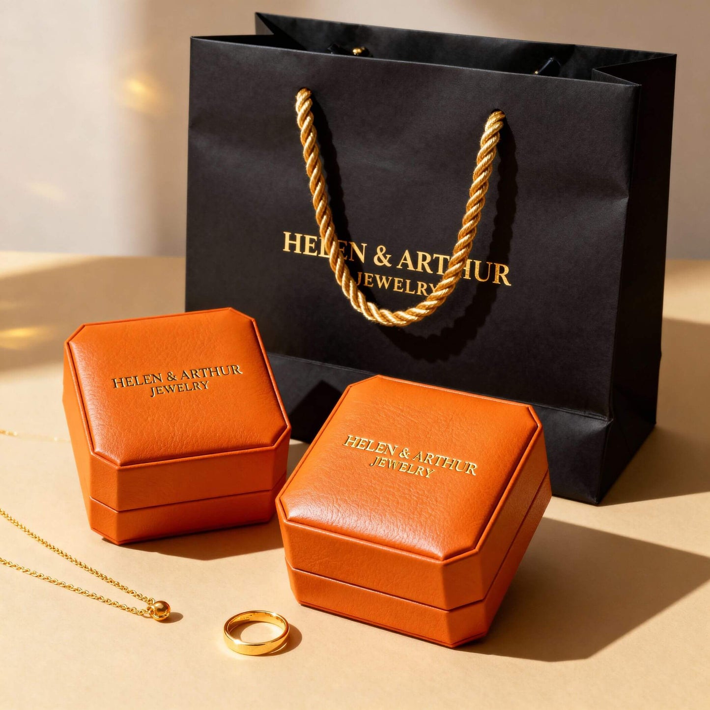 Refined Hollow Square Chain Bracelet