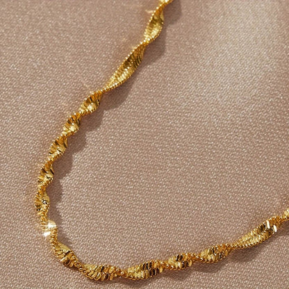 Elegant Wave Chain Bracelet