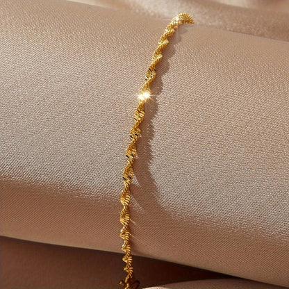 Elegant Wave Chain Bracelet