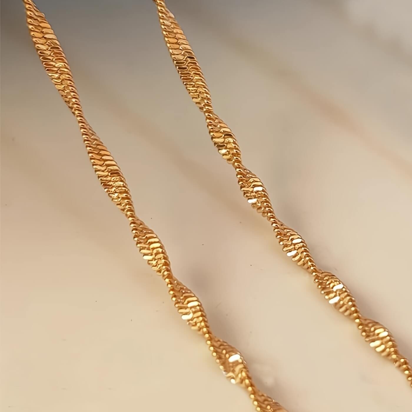 Elegant Wave Chain Bracelet