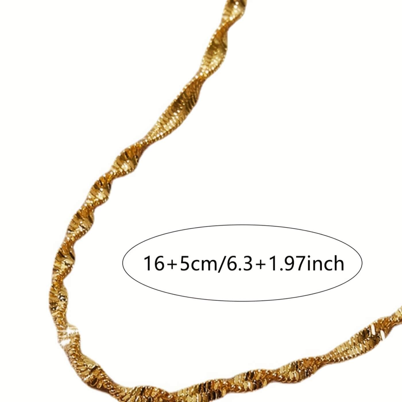 Elegant Wave Chain Bracelet