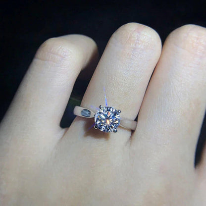 Brilliant Zircon Solitaire Ring