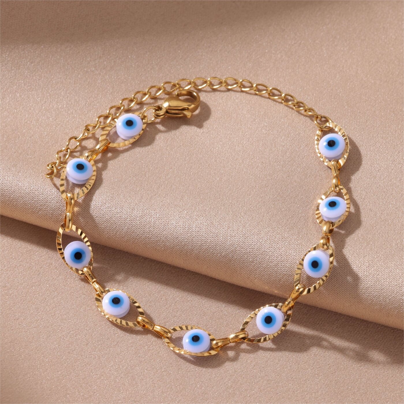 Classic Evil Eye Charm Bracelet