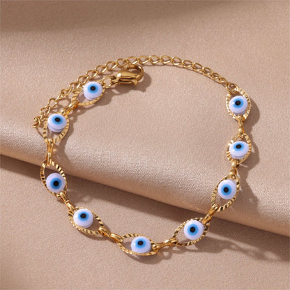 Classic Evil Eye Charm Bracelet
