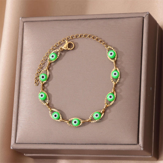 Classic Evil Eye Charm Bracelet