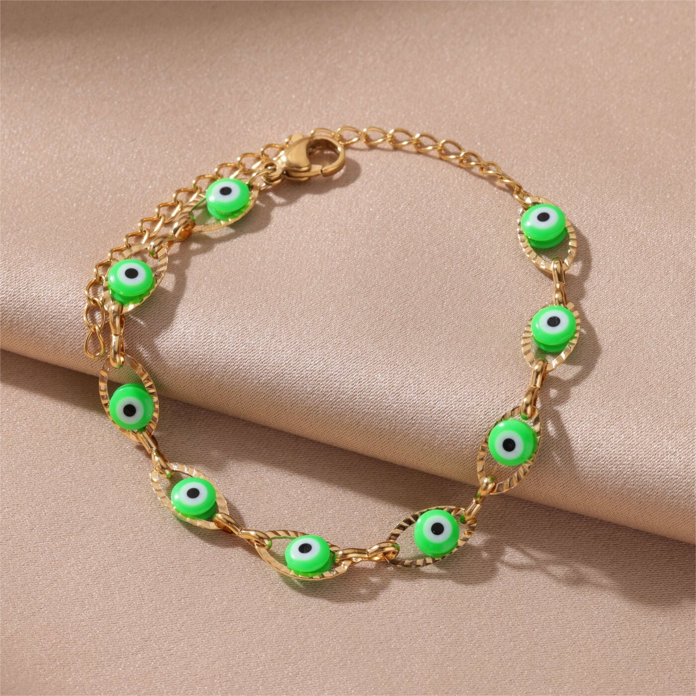 Classic Evil Eye Charm Bracelet