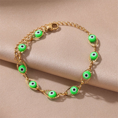 Classic Evil Eye Charm Bracelet