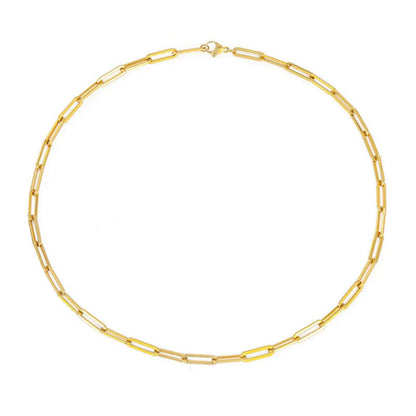Classic Gold Chain Collar Necklace