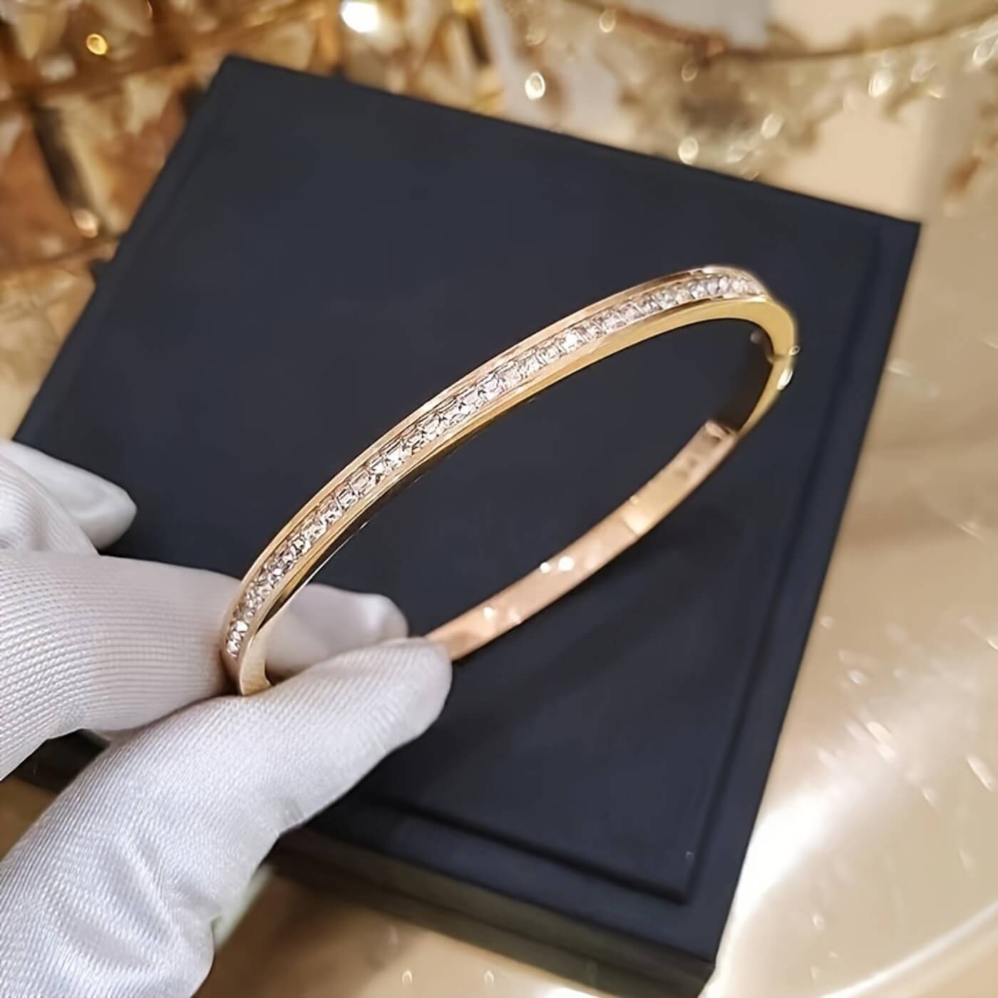 Classic Gold Sparkle Bangle