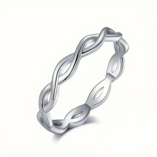 Classic Sterling Silver Braided Ring