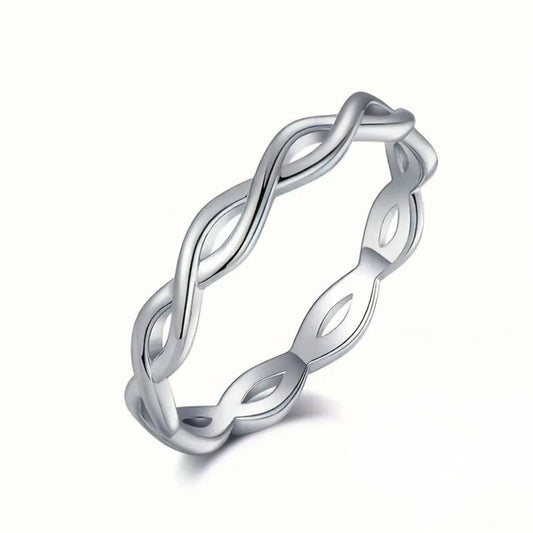Classic Sterling Silver Braided Ring