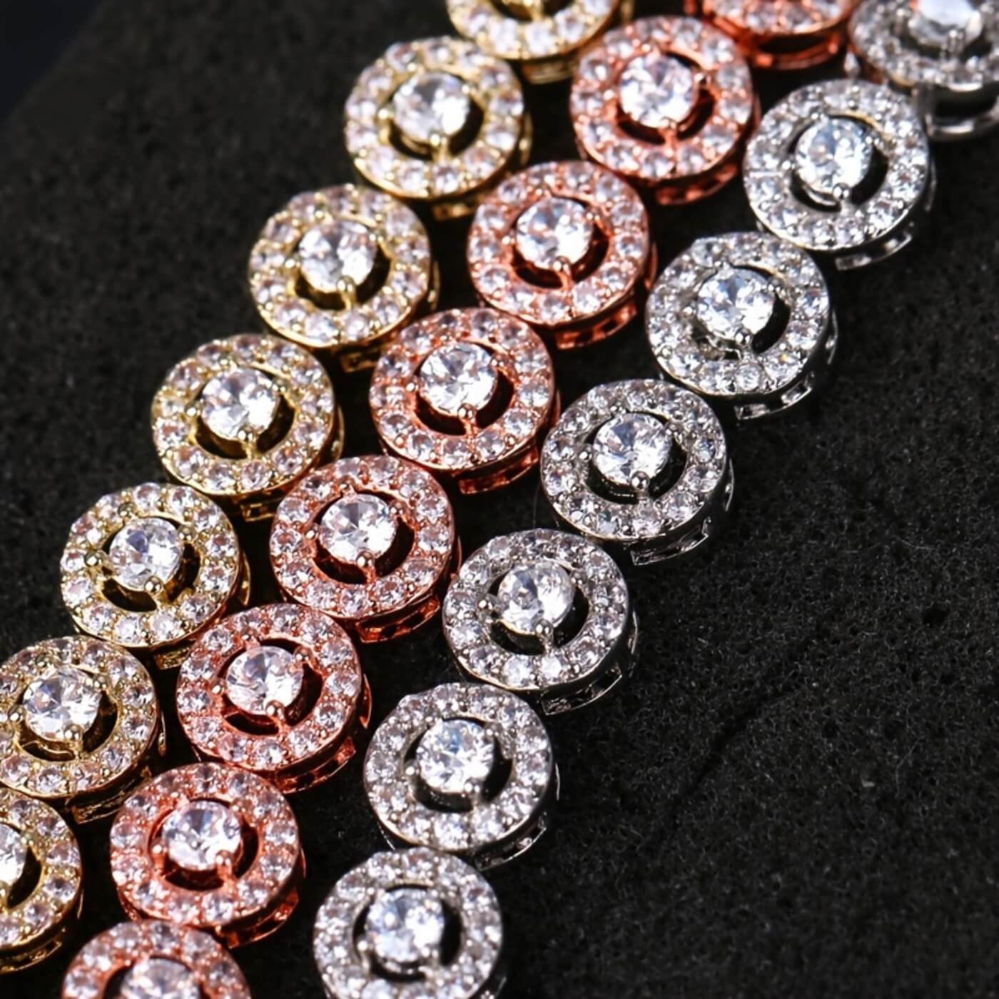 Elegant Diamond Cluster Bracelet