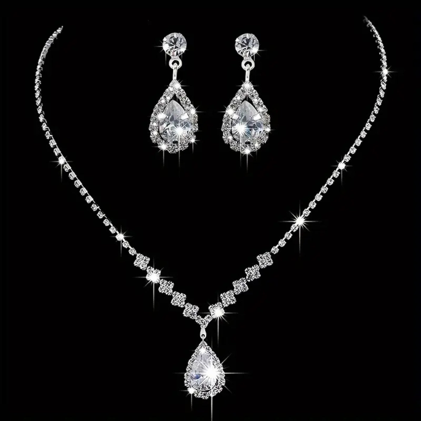 Elegant Diamond Jewelry Set