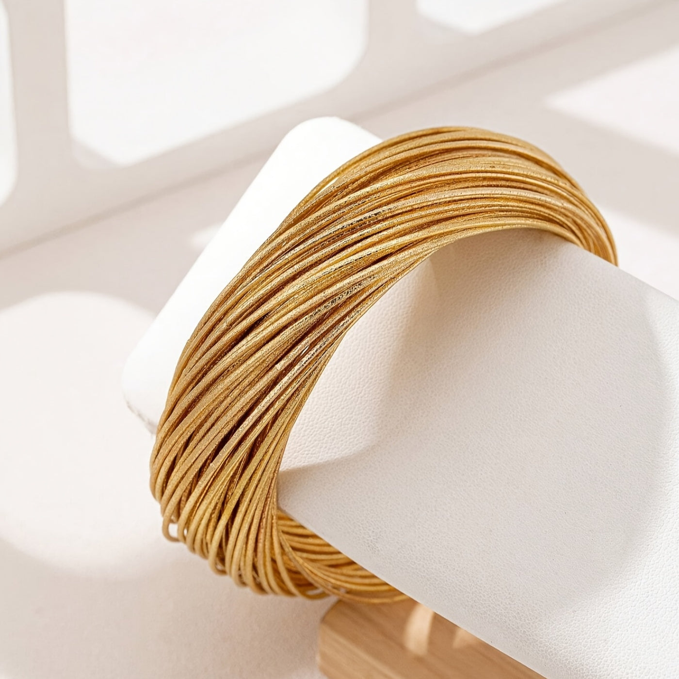Elegant Gold Coil Bangles