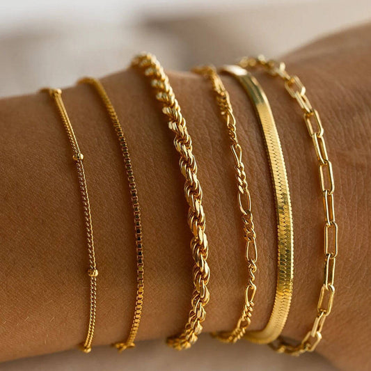 Elegant Link Bracelet Collection