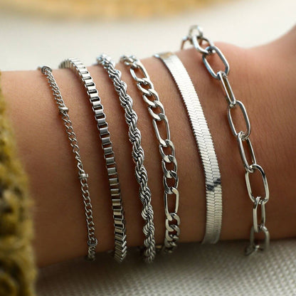 Elegant Link Bracelet Collection