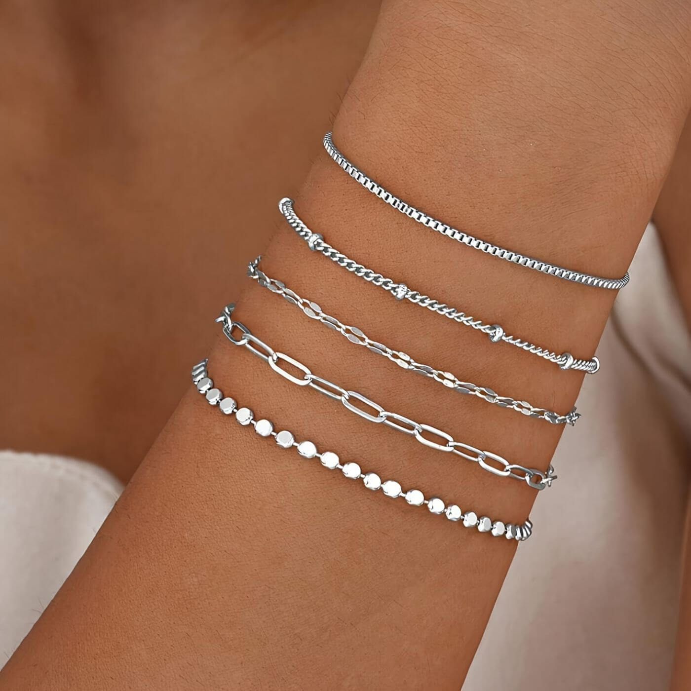 Elegant Layered Bracelet Collection