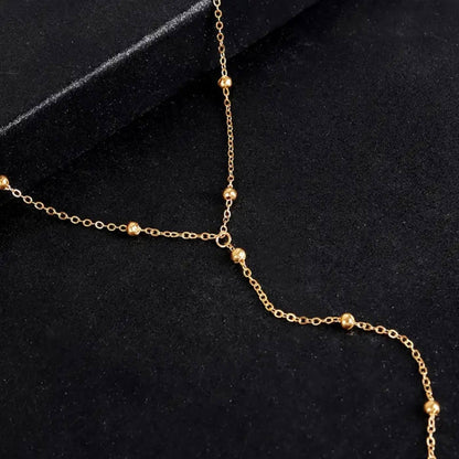 Elegant Layered Y-Chain Necklace