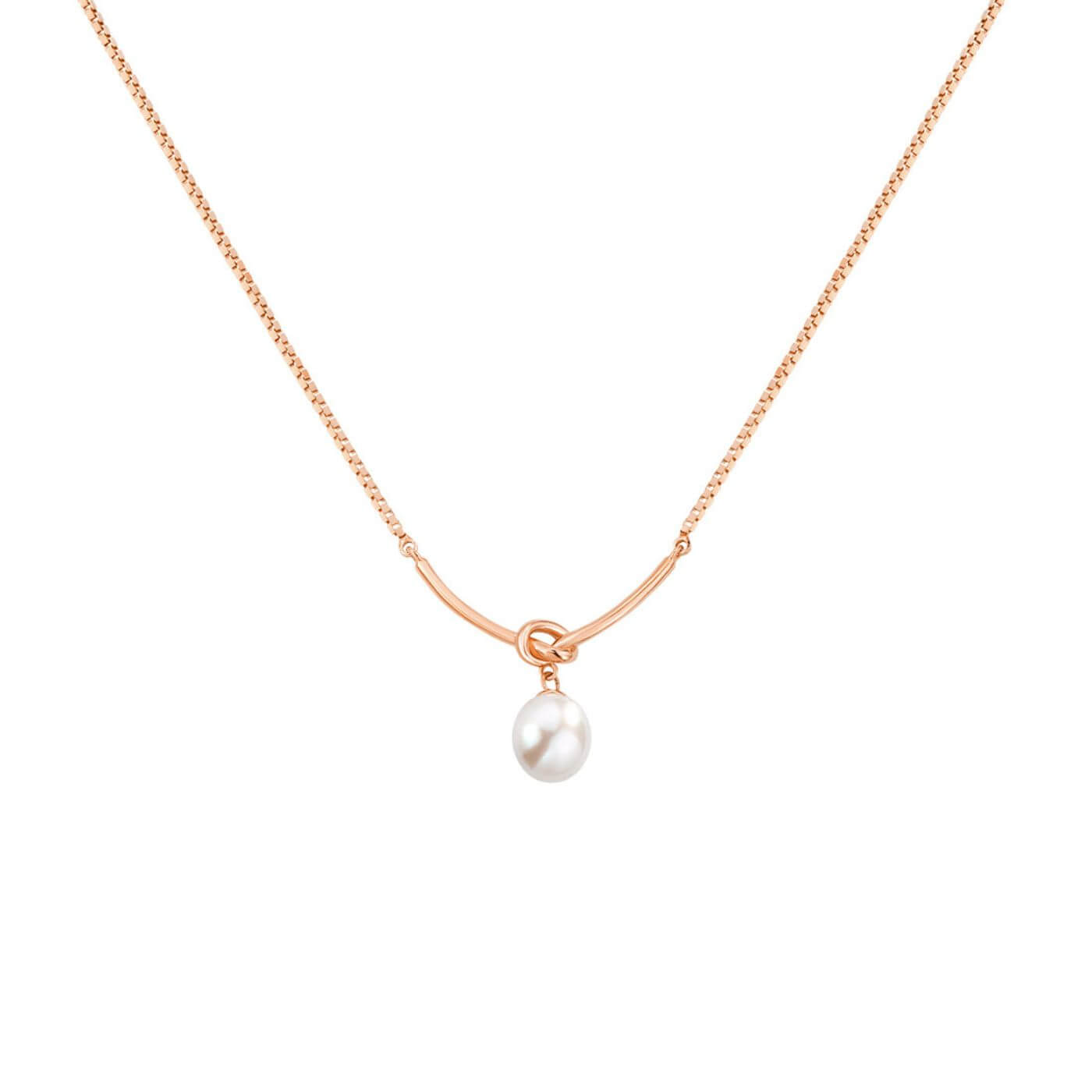 Elegant Pearl Drop Pendant Necklace