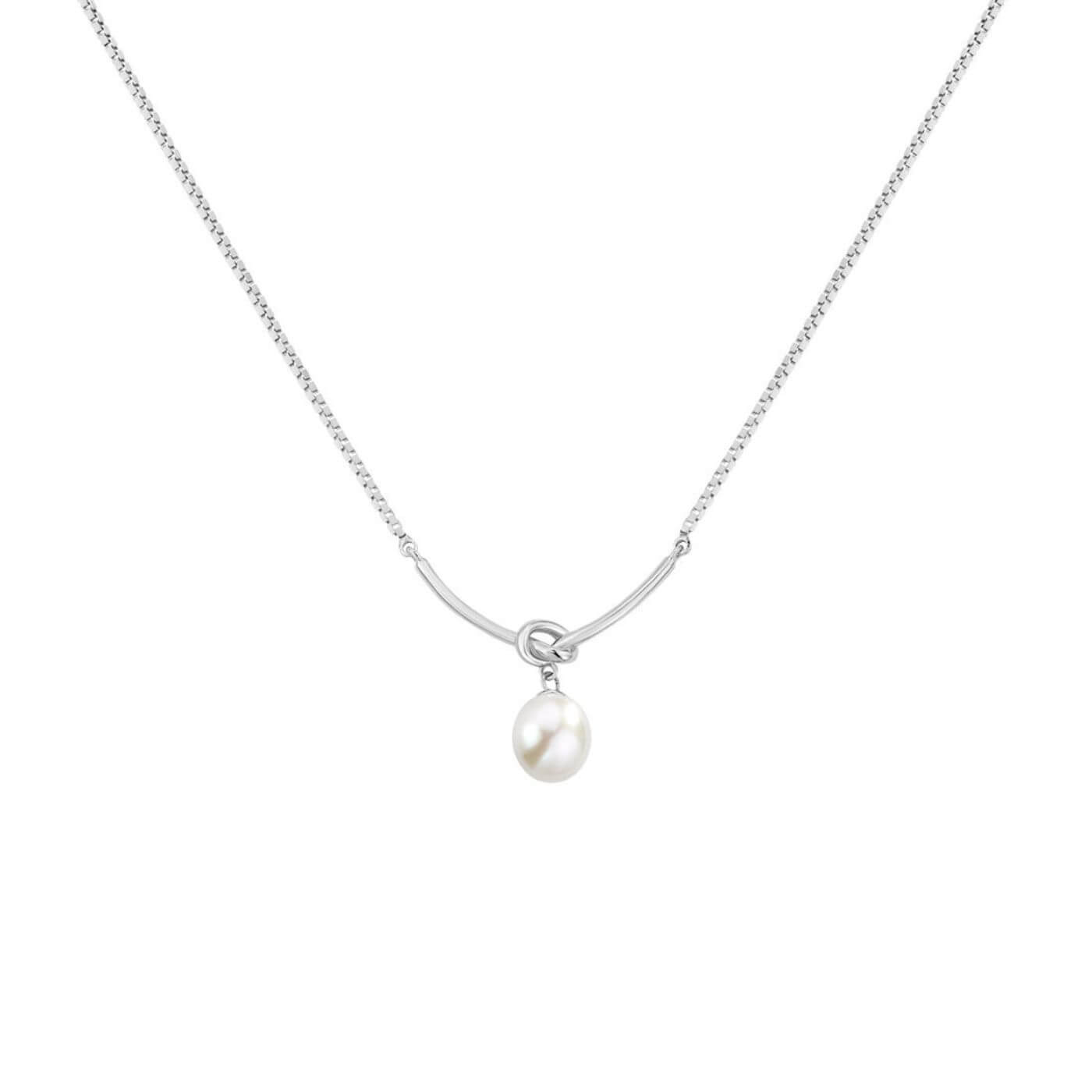 Elegant Pearl Drop Pendant Necklace