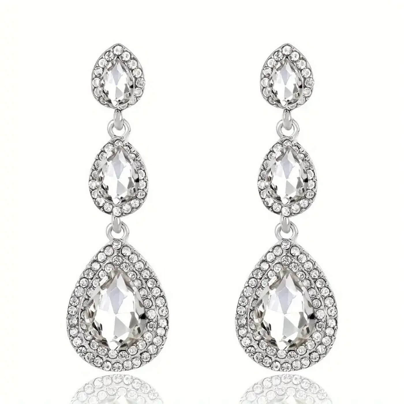 Elegant Stone Drop Earrings