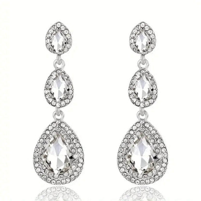 Elegant Stone Drop Earrings