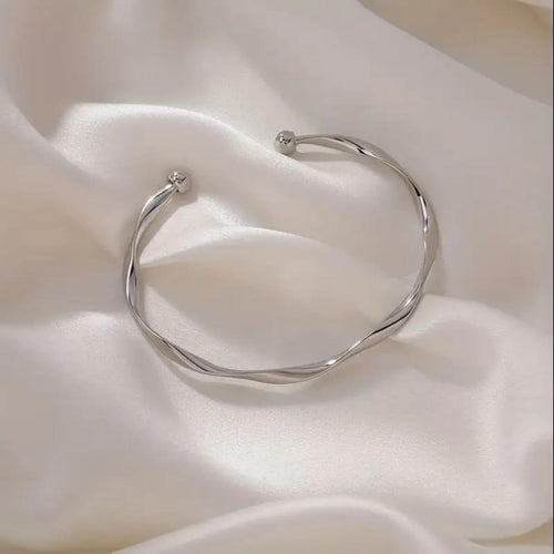 Elegant Twisted Open Cuff Bracelet