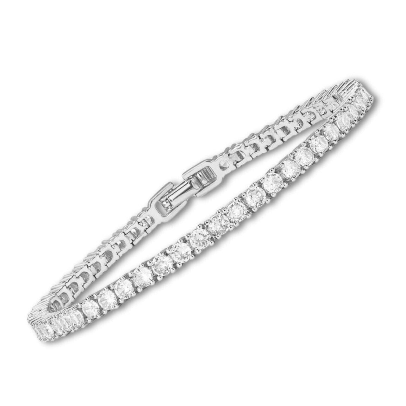 Elegant Zirconia Chain Bracelet
