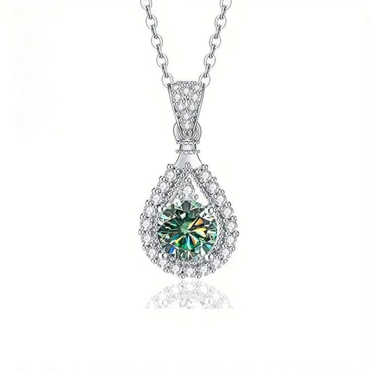 Exquisite Moissanite Drop Necklace