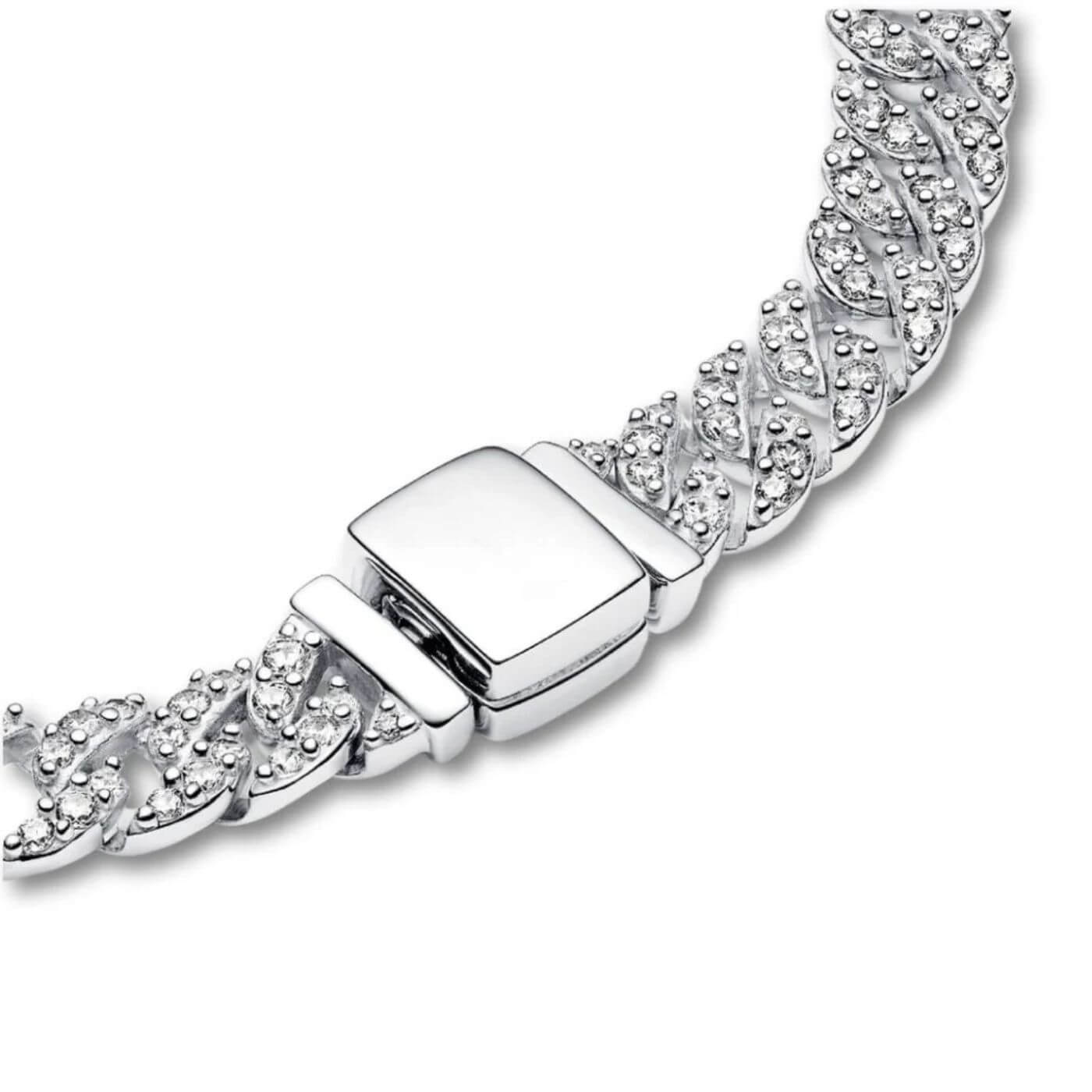Exquisite Zirconia Link Chain Bracelet