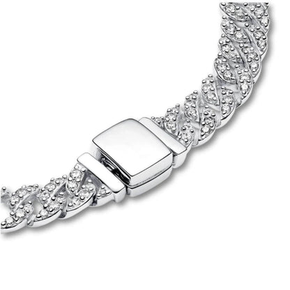 Exquisite Zirconia Link Chain Bracelet