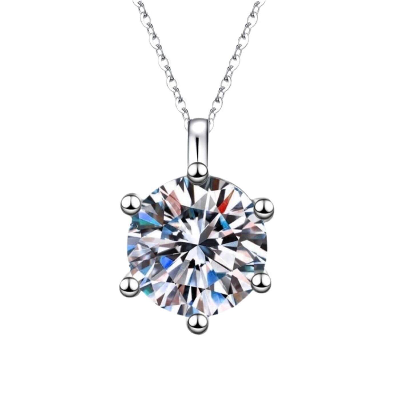 Exquisite Zirconia Round-Cut Necklace