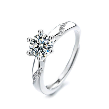 Exquisite Zirconia Adjustable Wedding Ring