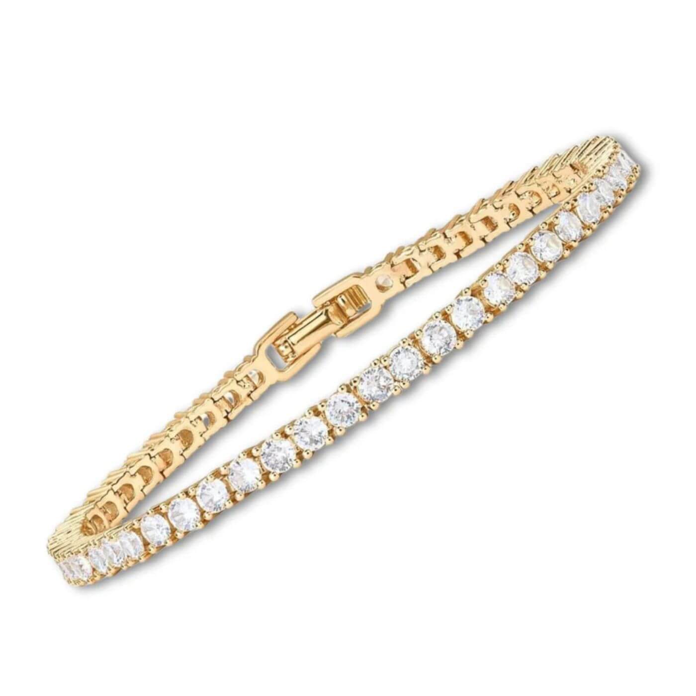 Elegant Zirconia Chain Bracelet
