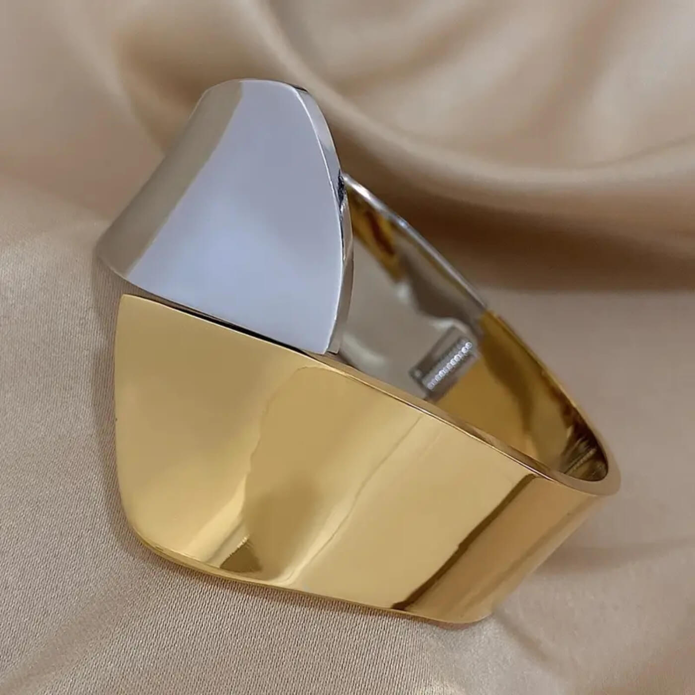 Luxe Aurora Metal Cuff Bracelet