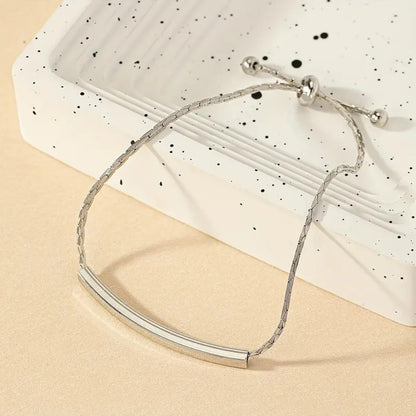 Luxe Metal Bar Bracelet