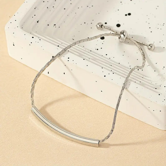 Luxe Metal Bar Bracelet