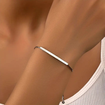 Luxe Metal Bar Bracelet
