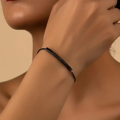 Luxe Metal Bar Bracelet