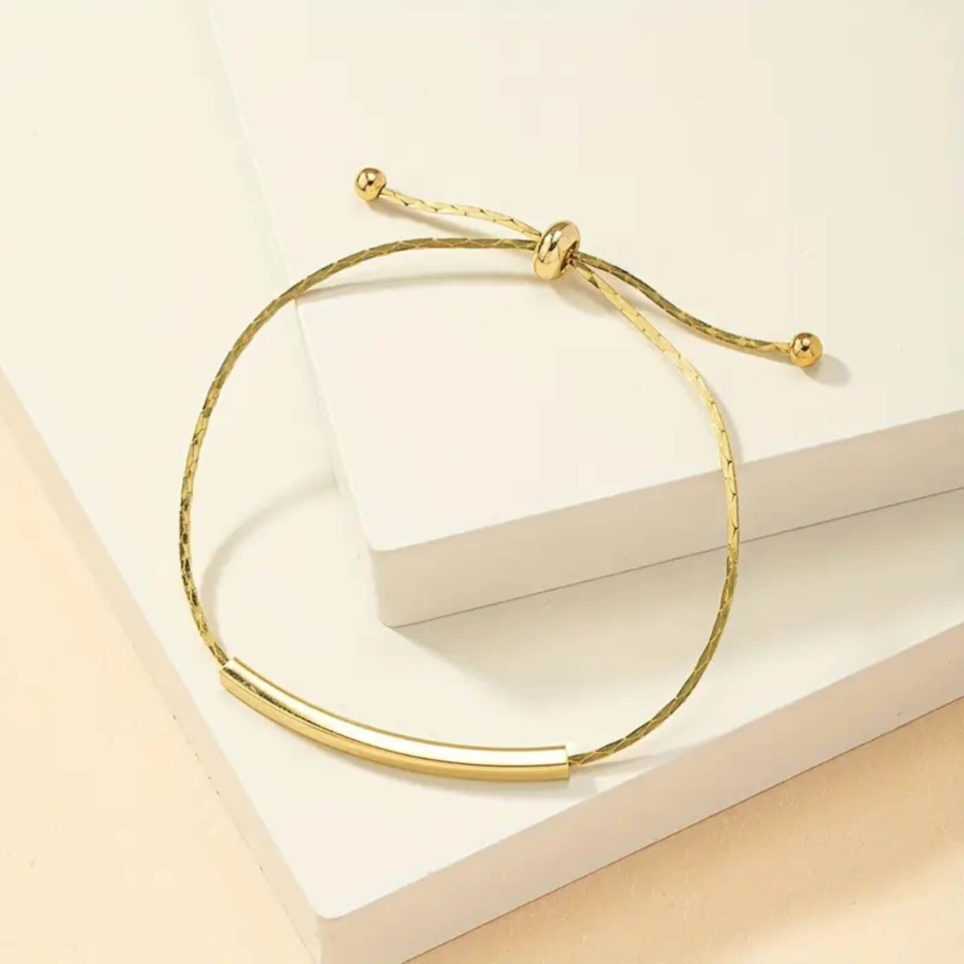 Luxe Metal Bar Bracelet