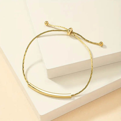 Luxe Metal Bar Bracelet
