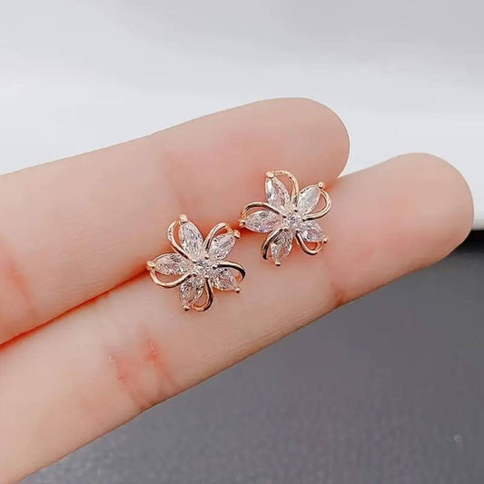 Luxury Crystal Blossom Earrings