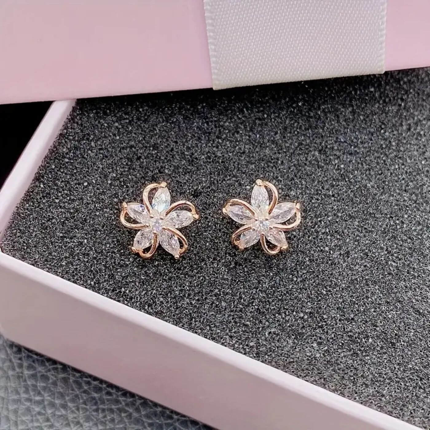 Luxury Crystal Blossom Earrings