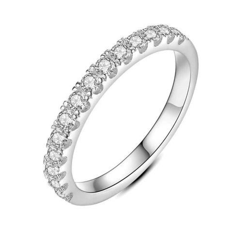 Luxury Crystal Eternity Band Ring