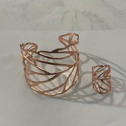 Luxury Crystal Leaf Design Jewelry Set