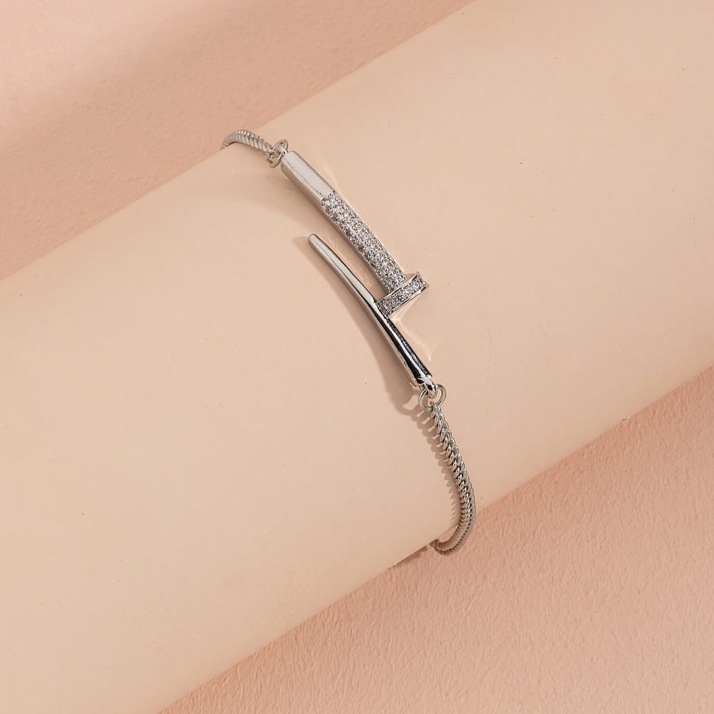 Luxury Crystal Nail Bracelet