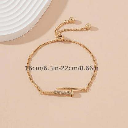 Luxury Crystal Nail Bracelet