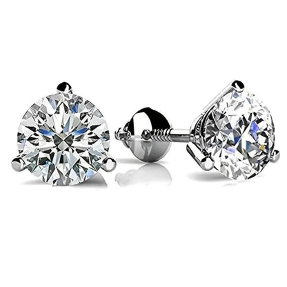 Luxury Crystal Round Cut Earrings