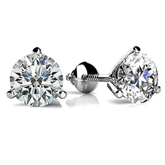 Luxury Crystal Round Cut Earrings