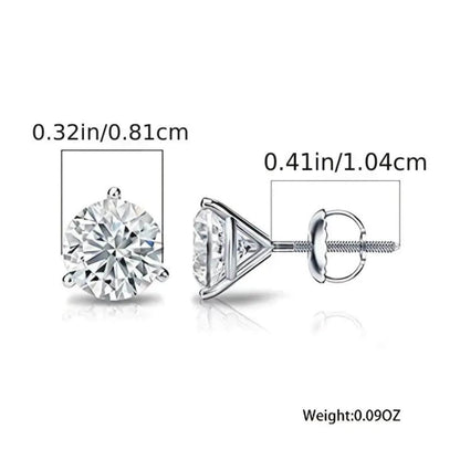 Luxury Crystal Round Cut Earrings